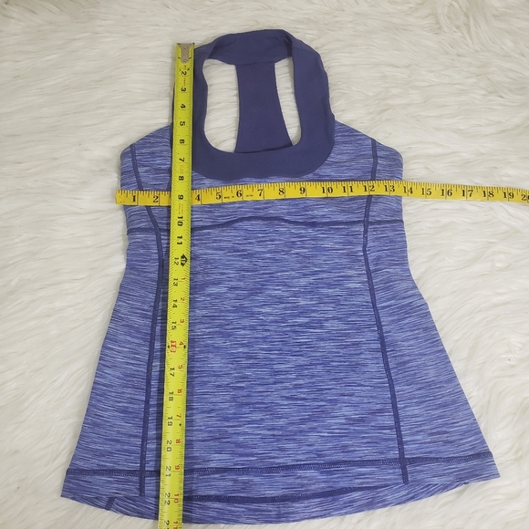 Lululemon athletica blue workout top size 6 - Picture 8 of 8